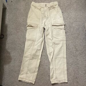 Pacsun cream cargo pants size small